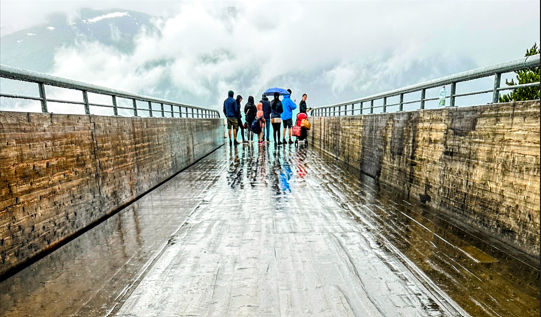 Stegastein bei Regen